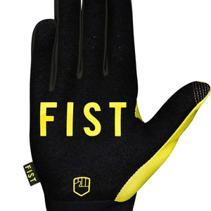 Fist Lil Fists Black N Yellow Gloves