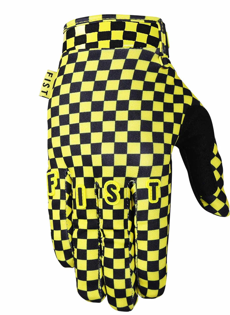 Fist Youth Yella Check Gloves