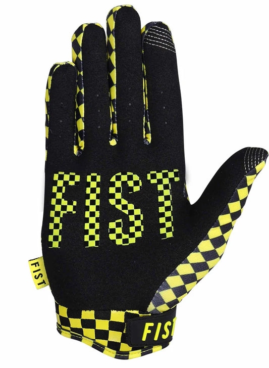 Fist Youth Yella Check Gloves